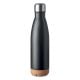 Doppelwandige Isolierflasche schwarz