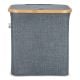 InSideOut faltbarer Korb mit Deckel Sogne 40,5 x 33 x 42cm dunkelgrau