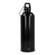 R-Edelstahl einwandige Flasche mit Karabiner 750ml schwarz