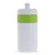Sportflasche mit Rand 500ml weiss / hellgrün