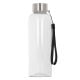 Wasserflasche Jude R-PET 500ml transparent schwarz