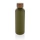 Wood Vakuumflasche aus RCS recyceltem Stainless-Steel grün