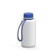 Trinkflasche 'Refresh', 700 ml, inkl. Strap weiß/blau