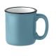 Vintage Keramikbecher 240ml blau