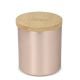 Bhakti-Duftkerze auf pflanzlicher Basis in recyceltem Aluminiumgefäß rose gold