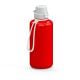 Trinkflasche 'School', 1,0 l, inkl. Strap rot/weiß