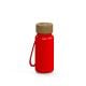 Trinkflasche 'Natural', 400 ml, inkl. Strap rot