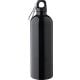 Recycelte einwandige Edelstahlflasche (750 ml) Emeric schwarz