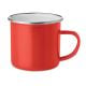 Vintage Kaffeebecher rot