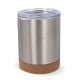 T-ceramic Thermobecher mit Deckel Lena 350ml silber