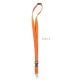 Lanyard mit Karabiner 20mm orange