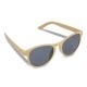 Sonnenbrille Weizenstroh Erde UV400 gelb