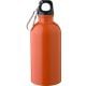 Einwandige Flasche aus recyceltem Edelstahl (400 ml) Sable orange