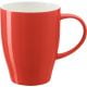 Becher aus Porzellan Paula rot