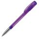 Kugelschreiber Deniro mit Metallspitze Frosty mattes lila