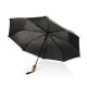 Kaycey 21“ Auto-Open Mini-Regenschirm aus AWARE™ rPET schwarz