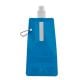 Faltbare Wasserflasche transparent blau