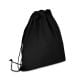 R-PET Kordelzugbeutel aus Non Woven 38 x 42cm 75g/m² schwarz