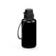 Trinkflasche 'School', 700 ml, inkl. Strap schwarz/schwarz