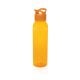 Oasis RCS recycelte PET Wasserflasche 650ml orange