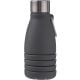 Faltbare Silikon-Trinkflasche 550 ml Erin schwarz