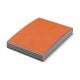 Notizbuch mit 150 Blatt Recyclingpapier orange