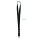 Lanyard mit Metallkarabiner schwarz
