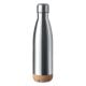 Doppelwandige Isolierflasche mattsilber