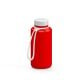 Trinkflasche 'Refresh', 700 ml, inkl. Strap rot/weiß