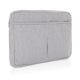 Laluka AWARE™ 15,6' Laptoptasche aus recycelter Baumwolle grau