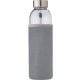 Glasflasche (500ml) mit einem Neoprenhülle Nika grau