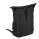 R-PET 600D Rolltop Fahrrad-Rucksack 20L schwarz