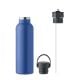 Doppelwandige Flasche 700 ml blau