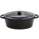 Orrefors Jernverk Emaillierte Ovale Eisenpfanne 3.5L schwarz