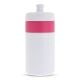 Sportflasche mit Rand 500ml weiss / rosé