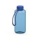 Trinkflasche 'Refresh', 1,0 l, inkl. Strap transluzent-blau/blau