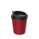 Kaffeebecher 'PremiumPlus' small standard-rot/schwarz