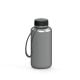 Trinkflasche 'Refresh', 700 ml, inkl. Strap silber/schwarz