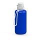 Trinkflasche 'School', 1,0 l, inkl. Strap blau/weiß