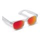 Sonnenbrille Bradley transparent UV400 transparent rot