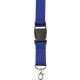 Lanyard aus Polyester Bobbi Kobaltblau