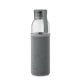 Flasche recyceltes Glas 500 ml steingrau