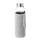 Trinkflasche Glas 500 ml grau