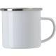 Trinkbecher aus Emaille (350ml) Jamaal weiß