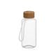 Trinkflasche 'Natural', 700 ml, inkl. Strap transparent/transparent