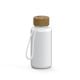 Trinkflasche 'Natural', 700 ml, inkl. Strap weiß/transparent