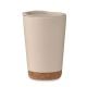 Doppelwandiger Becher 300 ml beige