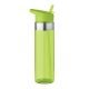 Trinkflasche 650 ml transparent limettengrün