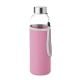 Trinkflasche Glas 500 ml babyrosa