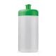 Sportflasche auf Biobasis 500ml basic transparent grün